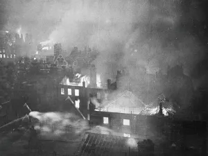 Damaged Prints: London Burning during Blitz