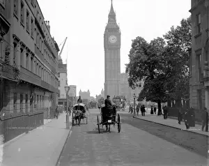 Palace Of Westminster Prints: London Cab Rides