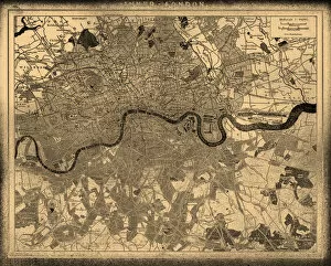 Wallpaper Collection: London city map
