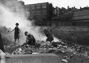M Juv Recr Bomb Sites Prints: London Playground