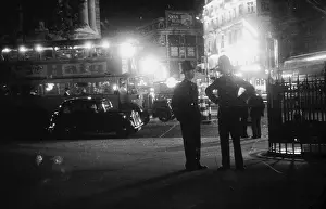 Lighting Effect Prints: London Policemen