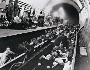 Shelter Prints: Londoners Sleeping in Tube Station
