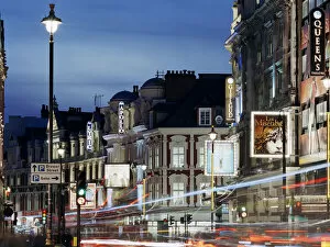 Images Dated 22nd March 2015: Londons Shaftesbury Avenue at dusk