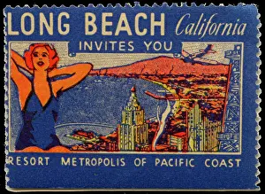 Sunbathing Prints: Long Beach
