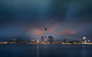 2010 Prints: long exposure shot of Kowloon skyline