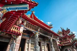 Images Dated 12th January 2015: Long Fong temple at Sun Moon lake