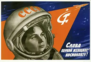 Communist Prints: Long Live The first Woman Astronaut