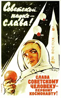 Communist Prints: Long Live Soviet Science, Long Live the Soviet Man