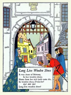 Brittany Prints: Long Live Wooden Shoes