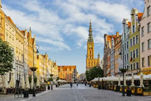 Town Hall Gallery: Long Market Square (Dlugi Targ) in Gdansk, Poland