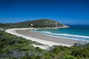 Cloudless Prints: Long wide sandy beach, Wilsons Promontory National Park, Victoria, Australia