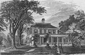 Assembling Prints: Longfellows Home At Cambridge