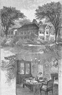 Desk Prints: Longfellows Home At Cambridge