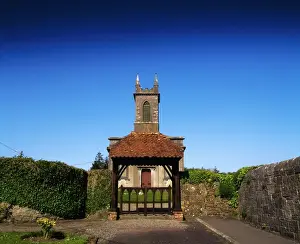 Co Longford, Ardagh, church and lychgate, Ireland