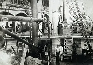 Looking Aft On Robert Peary'S Ship
