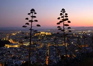 Looking over Athens from Lycabettus hill