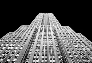 Looking up at The Empire State Building