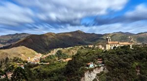 Images Dated 24th July 2014: Looking at the hills of Ouro Preto, Minas Gerais