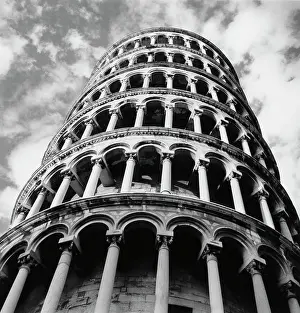 Pisa Prints: Looking up at Leaning Tower of Pisa