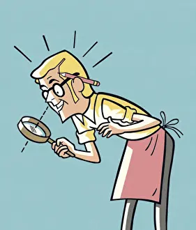 Inspector Prints: Looking Through a Magnifying Glass
