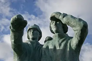Memorial Prints: Looking seawards, monument by Ingi Gislason for the 80th anniversary of the port of Reykjavik