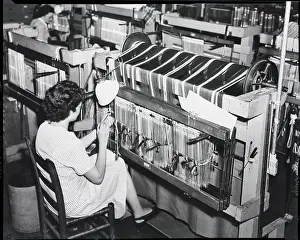 Loom Worker in Dan River Mills
