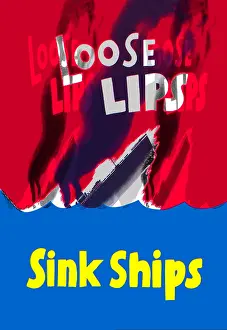 Victory Prints: Loose Lips Sink Ships