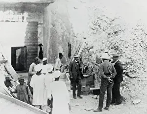 Luxor Prints: Lord Carnaavan at King Tut Tomb Site