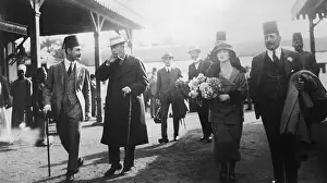Luxor Prints: Lord Carnarvon and Daughter Arriving in Luxor