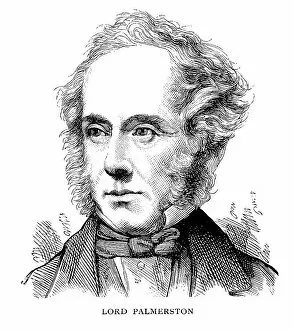 Images Dated 23rd September 2016: Lord Palmerston - Victorian engraving