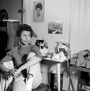 Prints of NEW YORK - April 1959 Portraits, Artworks, and Montages from a Visionary Photographer: Lorraine Hansberry Portrait Session
