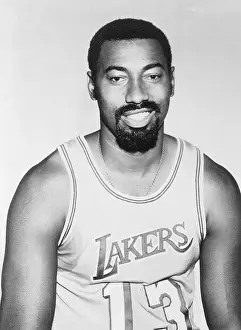 Los Angeles Lakers Center Wilt Chamberlain