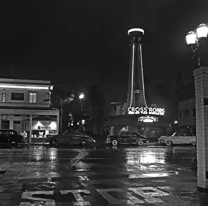 Art Deco Prints: Los Angeles In The Rain