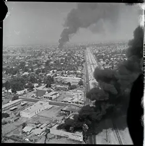 Los Angeles Riot From The Air