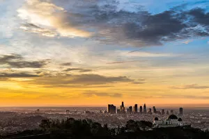 Cityscapes Prints Collection: Los Angeles Sunrise