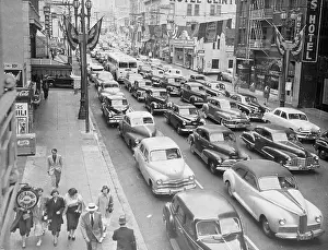 Frustration Prints: Los Angeles Traffic Jam Caused by Transit Strike