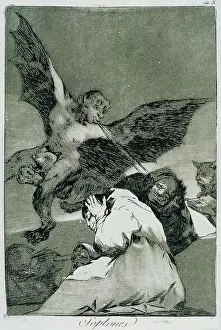 Habit Prints: Los Caprichos No. 48: Squealers by Francisco Goya