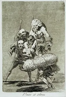 Abuse Prints: Los Caprichos No. 77: What One Does to Another by Francisco de Goya