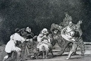 Abuse Prints: Los Disparates No. 17: Loyalty by Francisco de Goya