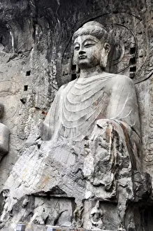Cave Prints: Lotus Cave of Longmen Grottoes Luoyang Henan China