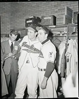 Congratulating Prints: Lou Boudreau Congratulating Gene Bearden