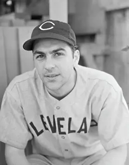 Rookie Prints: Lou Boudreau At Spring Training, Waist Up