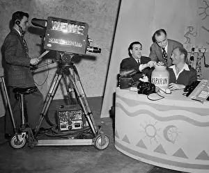 Lou Boudreau & Bill Veeck On Tv Set