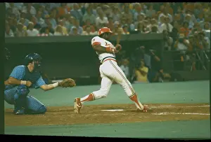 Lou Brock in Baseball Action