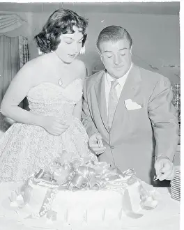 Lou Costello with Daughter Carole Lou