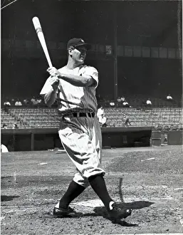 Lou Gehrig In Baseball Action; Fulllengt