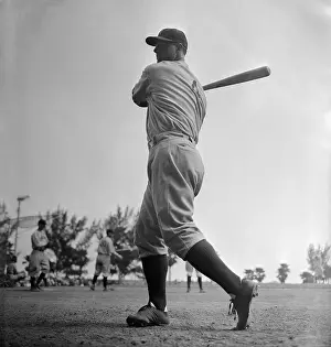 Swinging Prints: Lou Gehrig Batting
