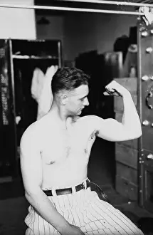 Lou Gehrig Batting at Plate