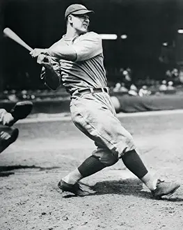 Batting Prints: Lou Gehrig Swinging