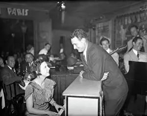 Lou Gehrig Watching Wife Play Piano